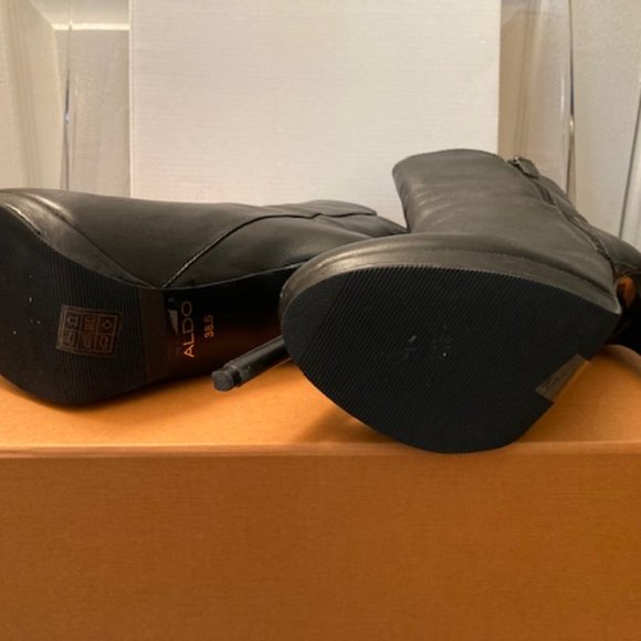 Black Aldo Booties - Picture 2 of 5